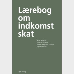L�rebog Om Indkomstskat - Jane Bolander - Bog