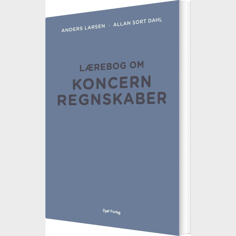 L�rebog Om Koncernregnskaber - Anders Larsen - Bog