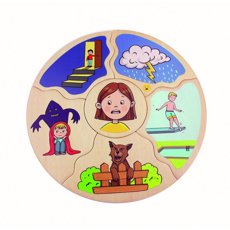 Beleduc | Puslespil i ske - Flelser, 5 stk