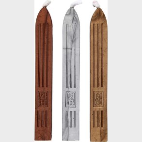 Lak - Guld - S�lv - Bronze - L 10 Cm - 3 Stk.