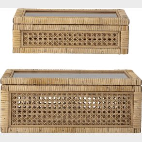 Bloomingville - Lally ske Med Lg - Natur - Rattan - 2 Stk