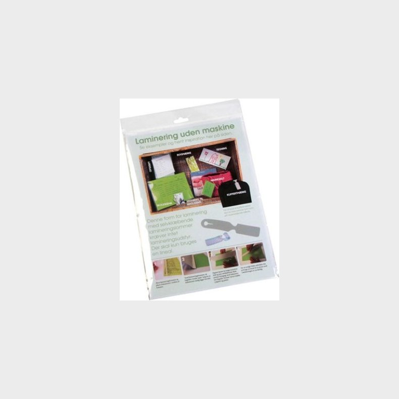 Lamineringsark A4 4stk. - Laminering Uden Maskine - 100 Micron