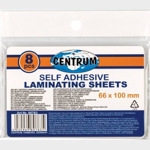 Lamineringslommer - 66 X 100 Mm - 8 Stk - Centrum