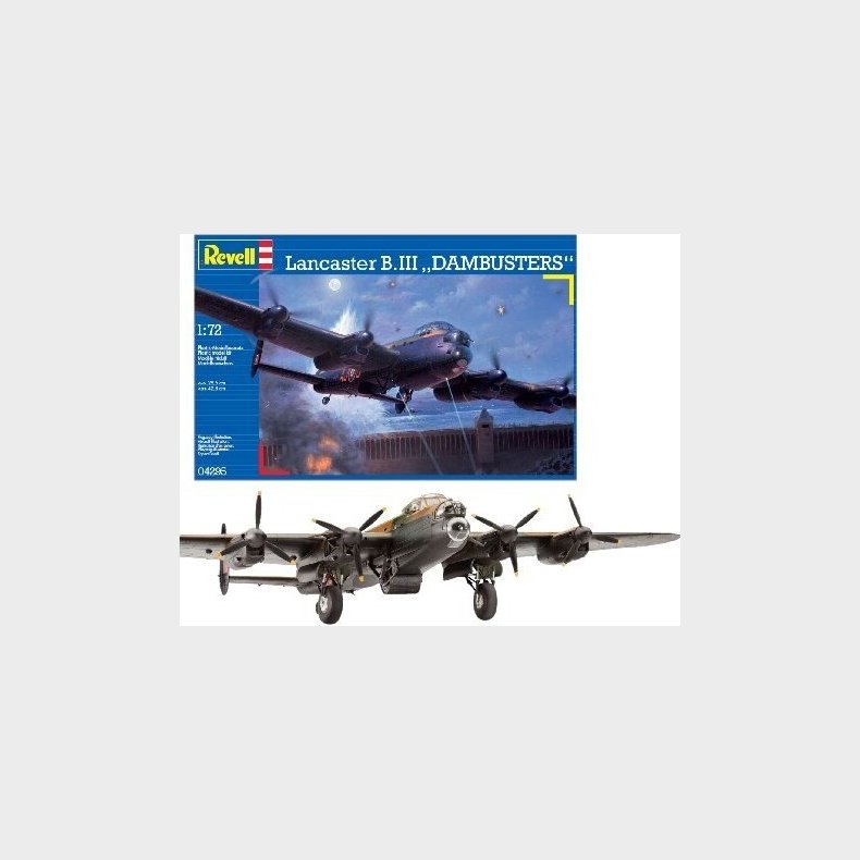 Revell - Lancaster B.iii Dambusters Fly Byggest - 1:72 - 04295
