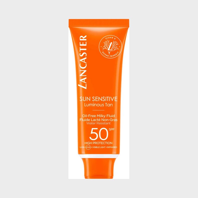 Lancaster - Sun Sensitive Luminous Tan Oil-free Milky Fluid Spf50 50 Ml