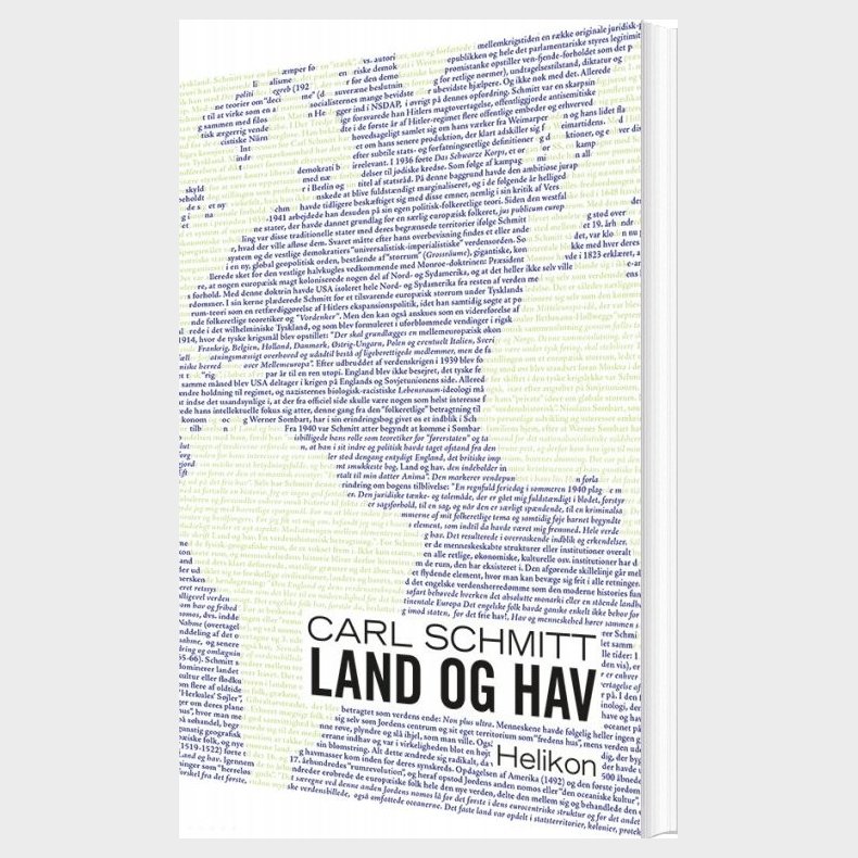 Land Og Hav - Carl Schmitt - Bog