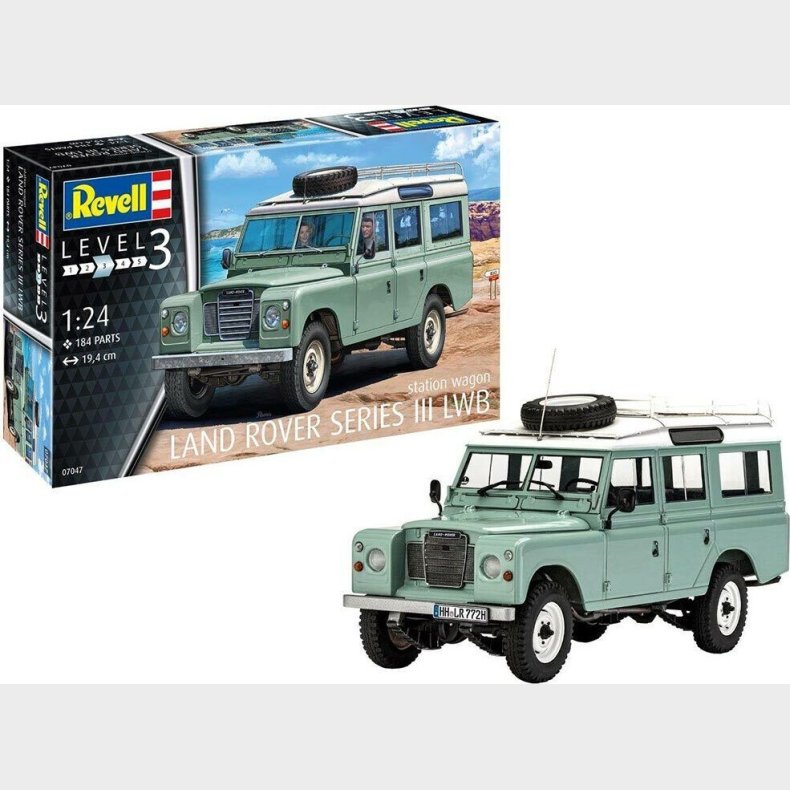 Revell - Land Rover Bil Byggest - 1:24 - Level 3 - 07047
