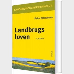 Landbrugsloven - Peter Mortensen - Bog