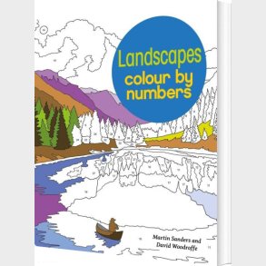 Landscape Colour By Numbers - David Woodroffe - English Book