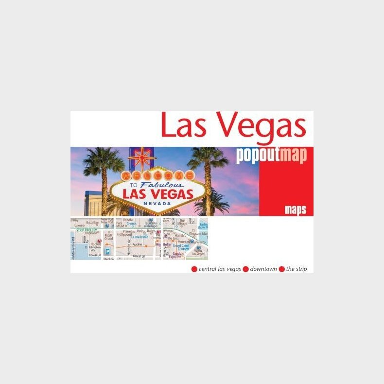 Las Vegas Popout Maps - Popout Map - English Book