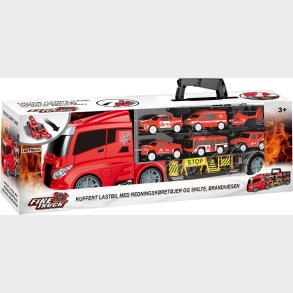 Lastbil M/redningskretjer Og Skilte, Brand - Contruck