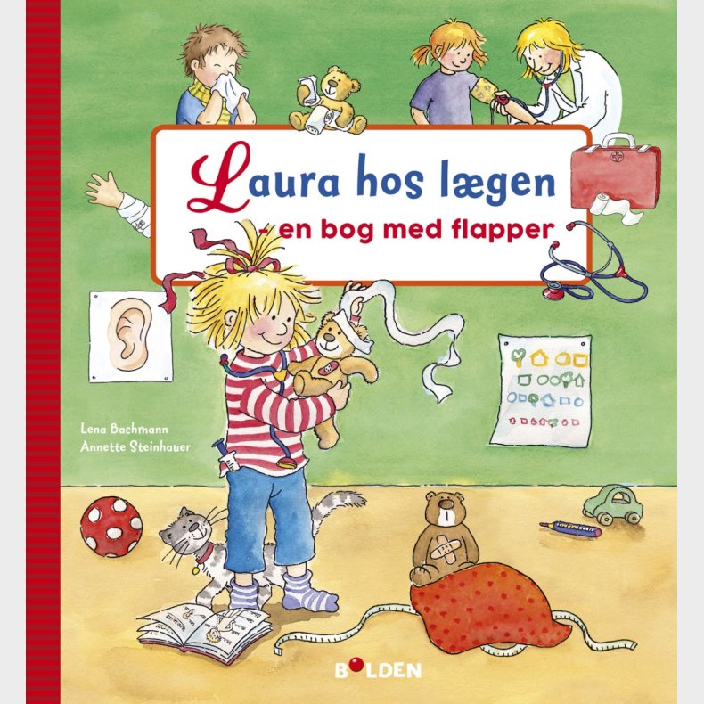Laura hos l�gen - en bog med flapper