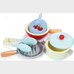 Le Toy Van Tilbehr Til Legekkken - Gryder Og Pande - Honeybake