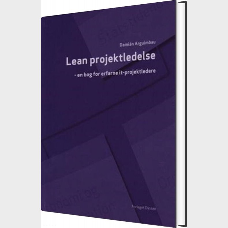 Lean Projektledelse - Dami�n Arguimbau - Bog