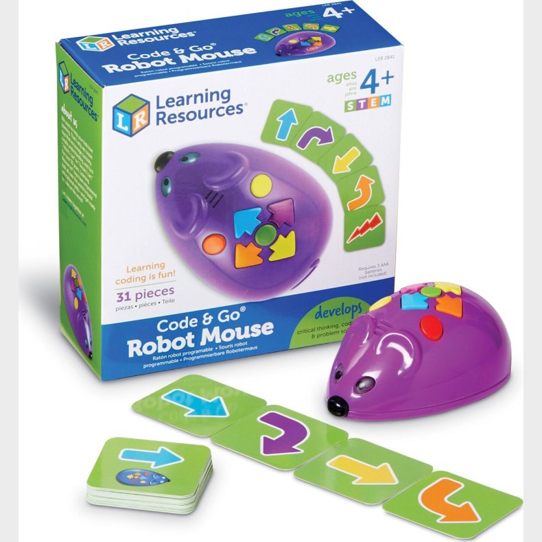 Learning Resources - Code & Go Programmerbar Robotmus - (lsp2841-sca)
