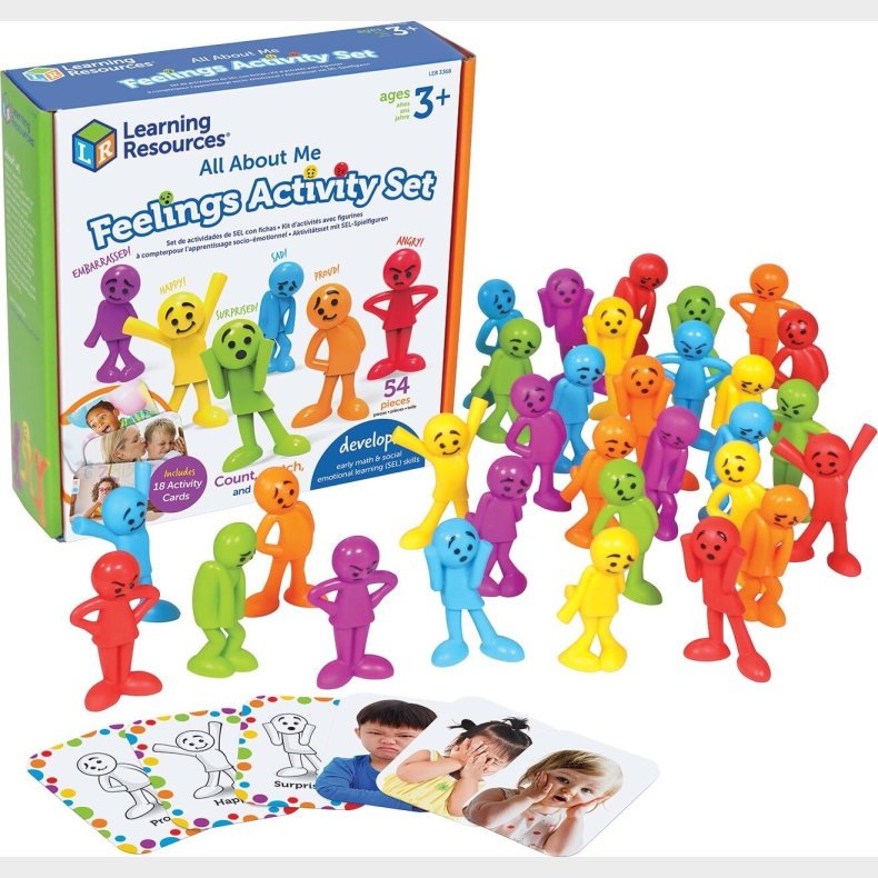 Learning Resources - Lr Om Flelser Og Kropssprog - Aktivitetsst M. Figurer