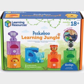 Learning Resources - L�r Om Tal Og Farver - Aktivitetss�t M. Junglens Dyr (lsp6815-sca)