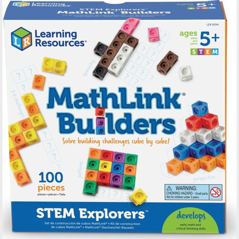 Learning Resources - Mathlink Builders - Aktivitetsst M. Byggeudfordringer (lsp9294-sca)