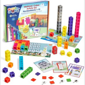 Learning Resources - Mathlink Cubes Numberblocks 1-10 Aktivitetst