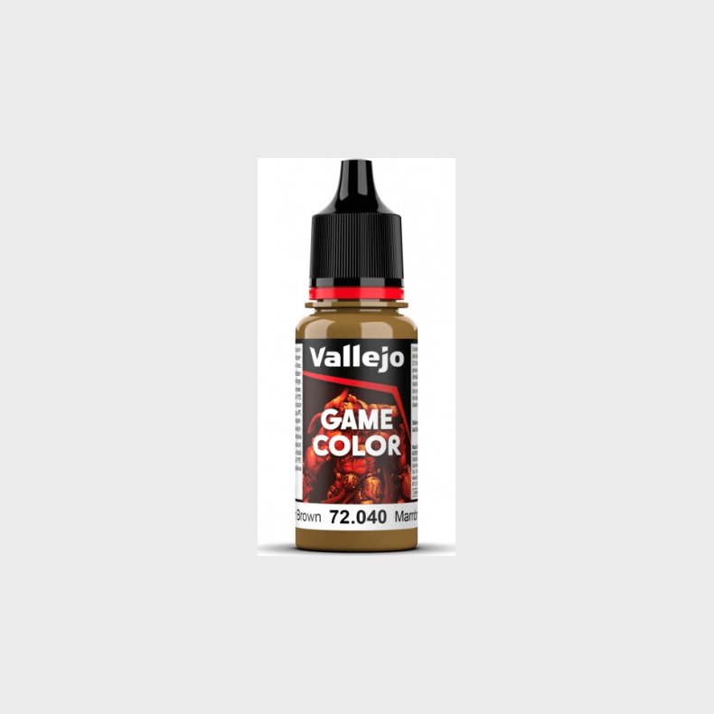Vallejo - Game Color - Leather Brown Mat - 18 Ml - 72040
