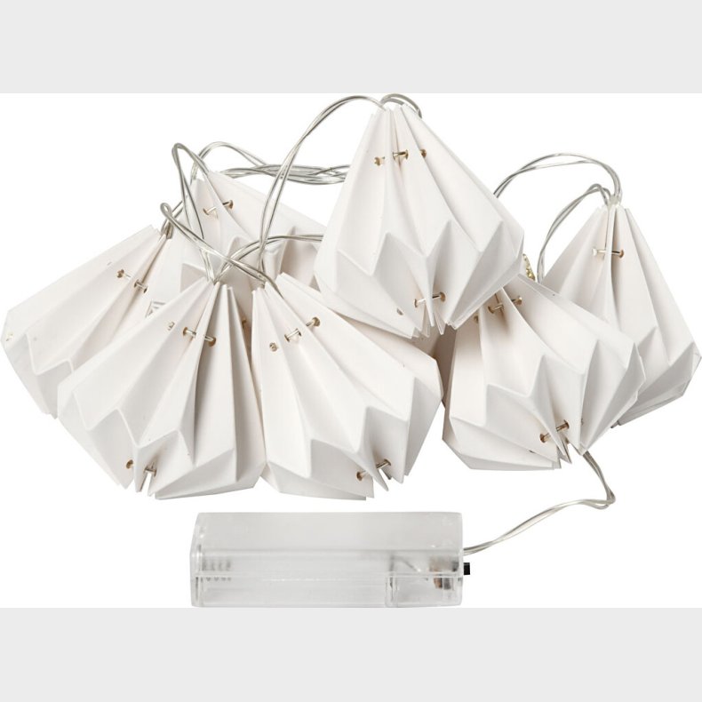 Led Lyskde Med Lampeskrme  - H 80 Mm - L 100 Cm -  65 Mm - Hvid - 1 Stk.