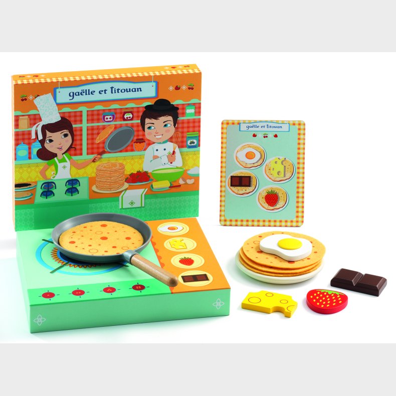 Djeco | Legemad - Pandekagest, Galle et Titouan