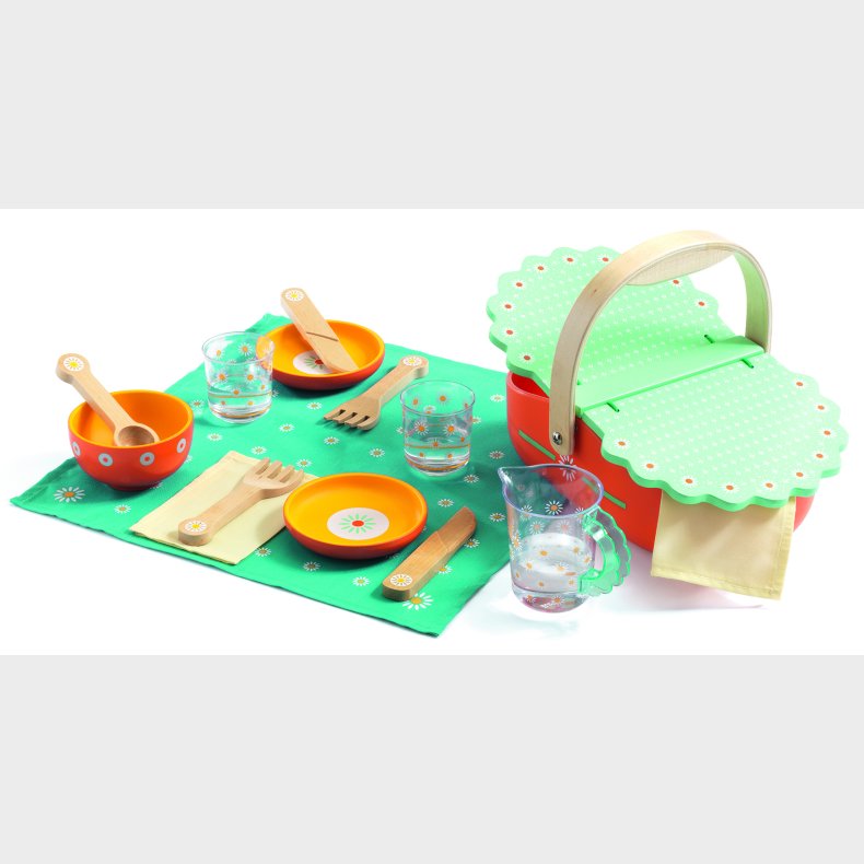 Djeco | Picnickurv m. 15 dele