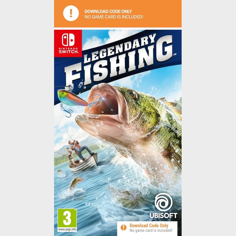 Legendary Fishing - Kode I Boks  - Nintendo Switch