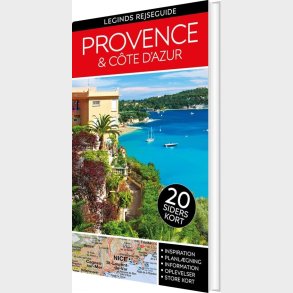Leginds Rejseguide: Provence Og C�te D'azur - Eva Tang�-brandt - Bog