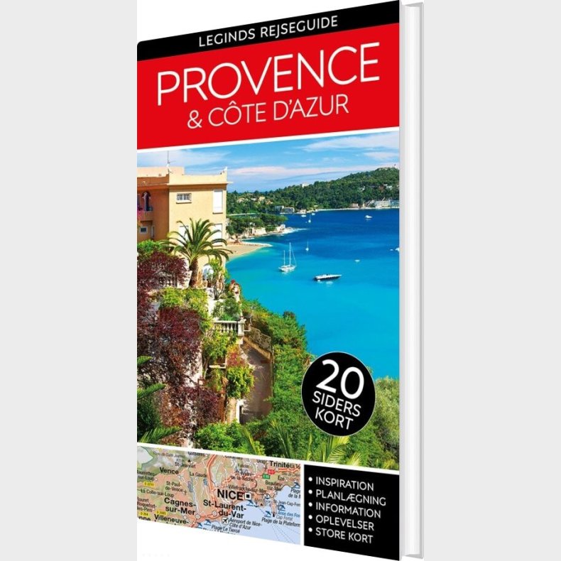 Leginds Rejseguide: Provence Og C�te D'azur - Eva Tang�-brandt - Bog