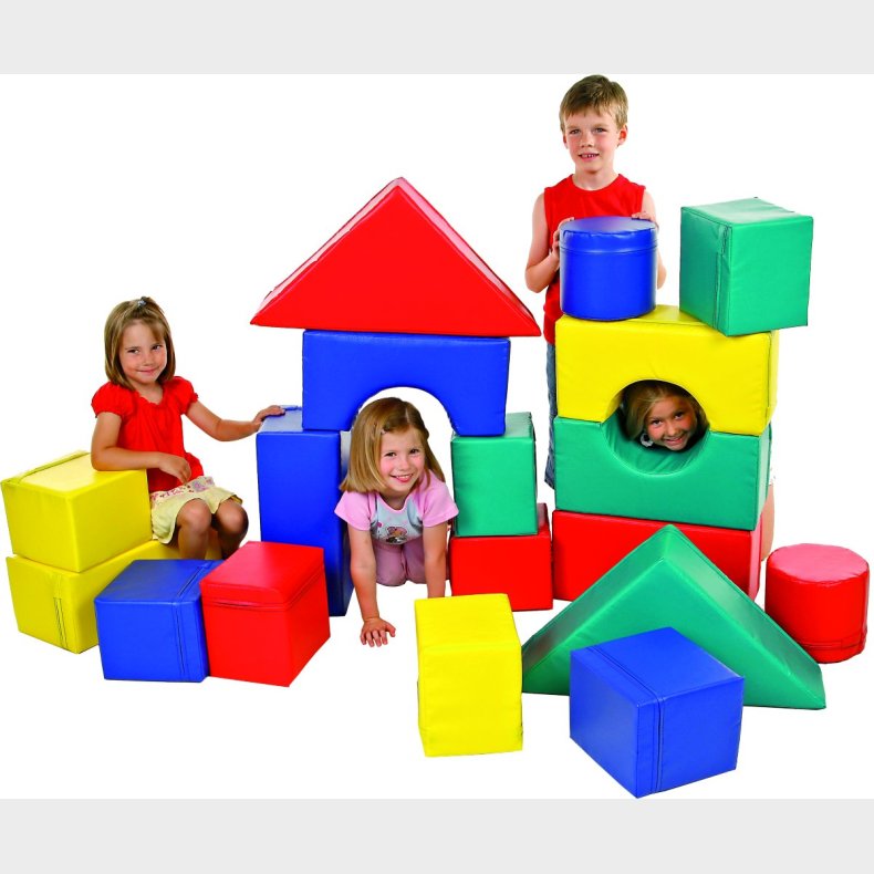 Edushape | Skumklodser - St D 18 blokke.