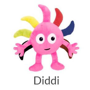 Babblarna | Babblarna sprogtrning Plys - Bamse 25-30 cm Diddi