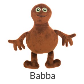 Babblarna | Babblarna sprogtrning Plys - Bamse 25-30 cm Babba