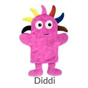 Babblarna | Babblarna sprogtrning - Hnddukker 30 cm Diddi