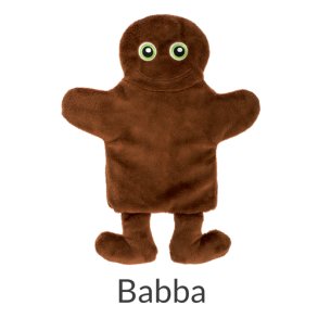 Babblarna | Babblarna sprogtrning - Hnddukker 30 cm Babba