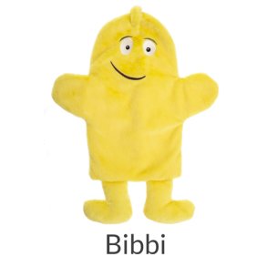 Babblarna | Babblarna sprogtrning - Hnddukker 30 cm Bibbi