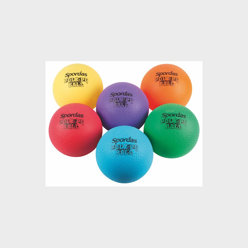 Spordas | Bolde, 6 stk. - Vinyl 15,2 cm.