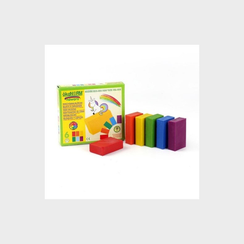 koNORM | Voks tegneblokke - 6 stk.