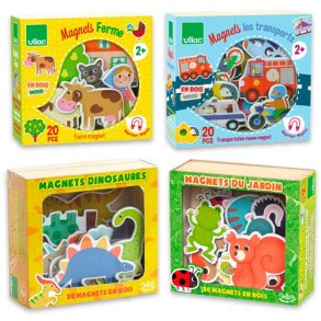 Vilac | Magnetst i tr - Med motiver