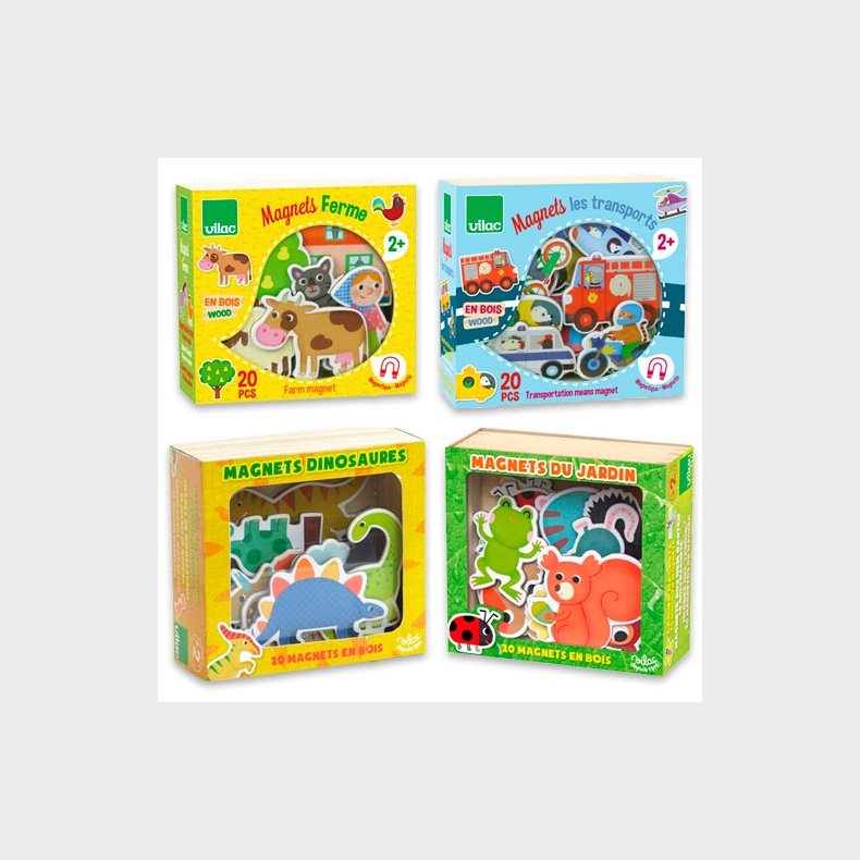 Vilac | Magnetst i tr - Med motiver