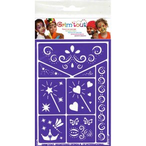 Grim'Tout | Ansigtsfarve - Skabelon til feer og prinsesser