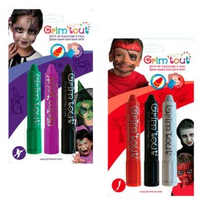 Grim'Tout | Ansigtsfarve - Farvestifter 3 stk.