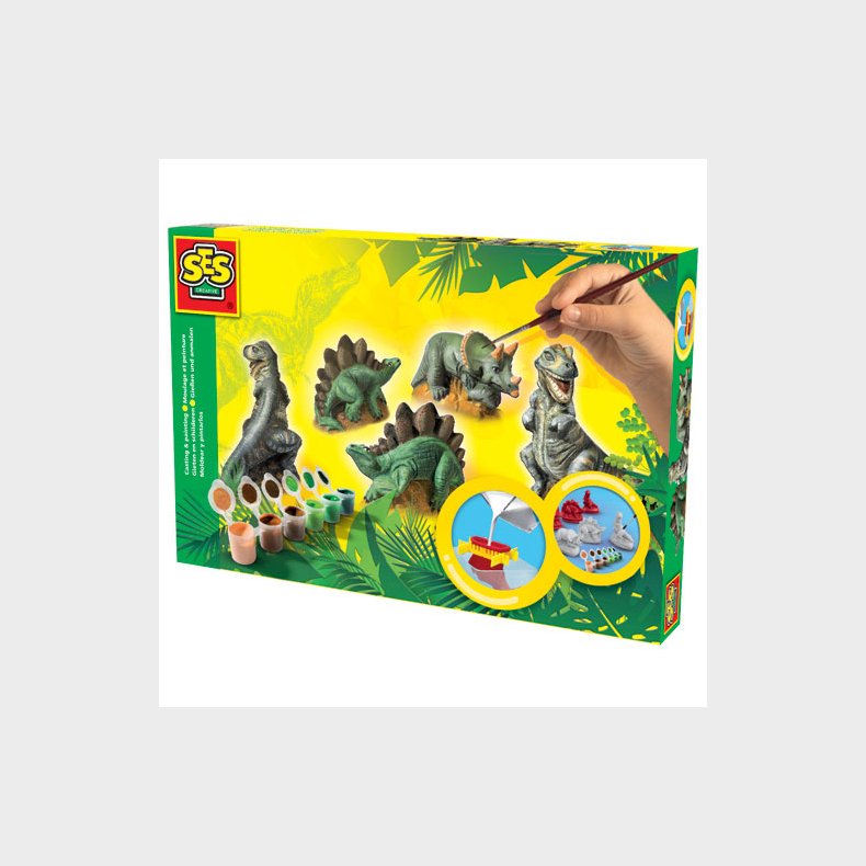 SES Creative | Stb & Mal - Dinosaurer, 3 forskellige