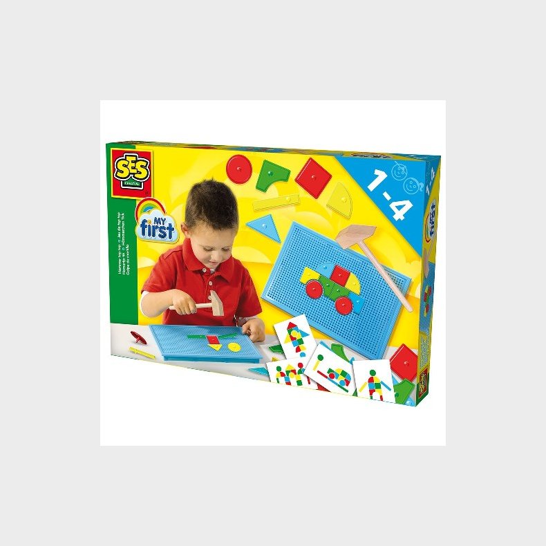 SES Creative | My First - Hammer og sm (bl)