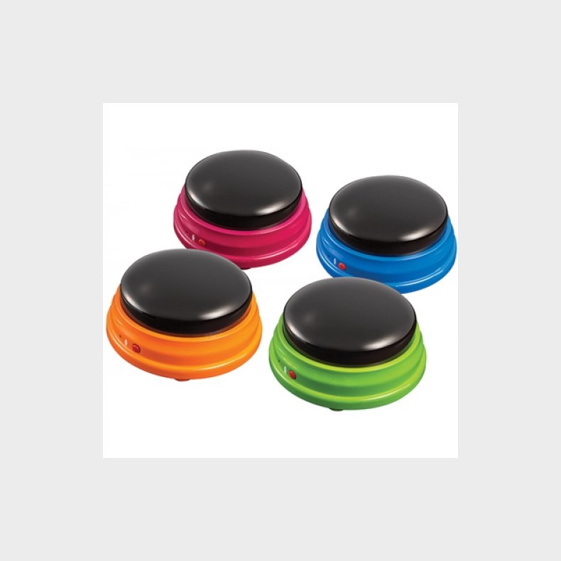 Learning Resources | Svarknapper med optagerfunktion, 4 stk