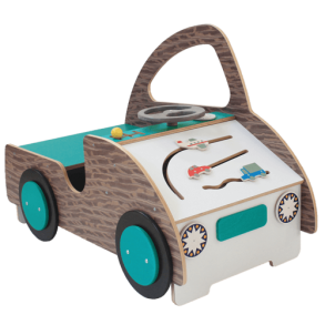 Holz Klang & Spiel | Legebil med aktiviteter - Lille