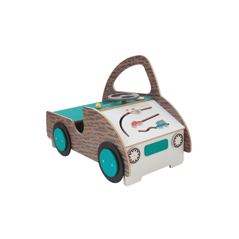 Holz Klang & Spiel | Legebil med aktiviteter - Lille