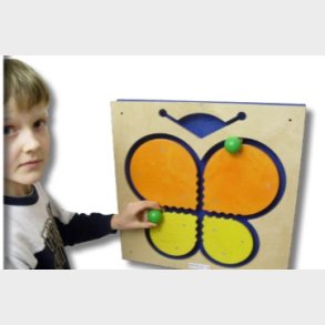 Holz Klang & Spiel | Kryds koordination - Sommerfuglen