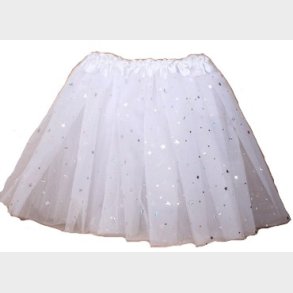 mamamemo | Udkldning - Tylskrt med stjerner Hvid