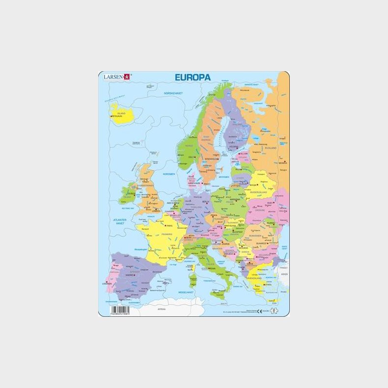 Larsen puslespil - Europakort